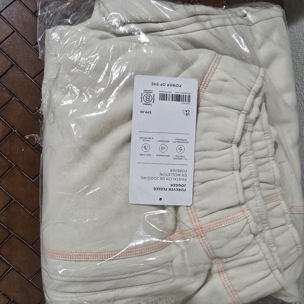 Athleta Cream Track Pants - Picture 4 of 4